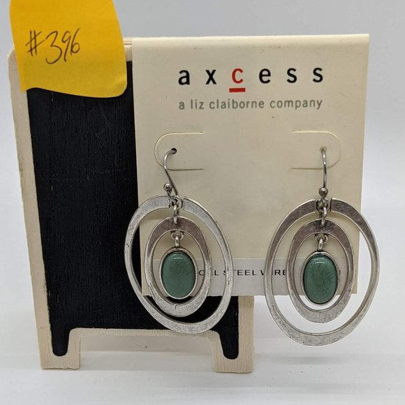 Dangle Hoop Earrings - Picture 1 of 4